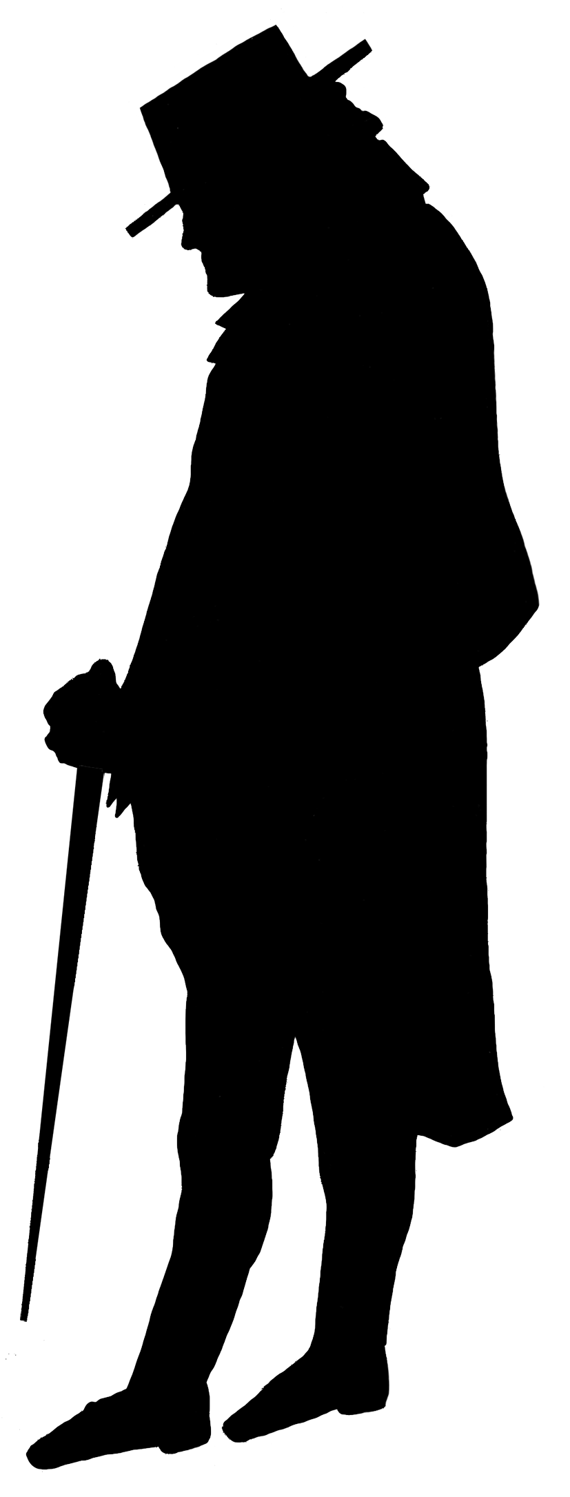 Clipart walking dark figure. Stick silhouette at getdrawings