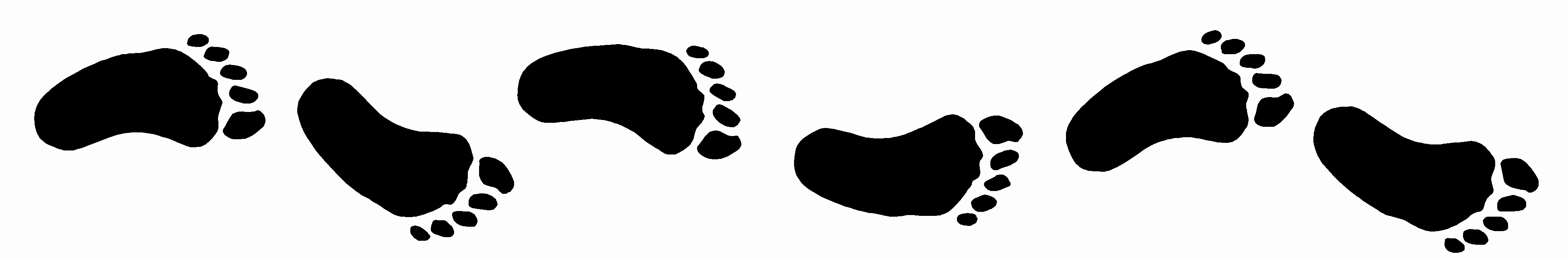 Footsteps clipart small. Free walking footprints cliparts