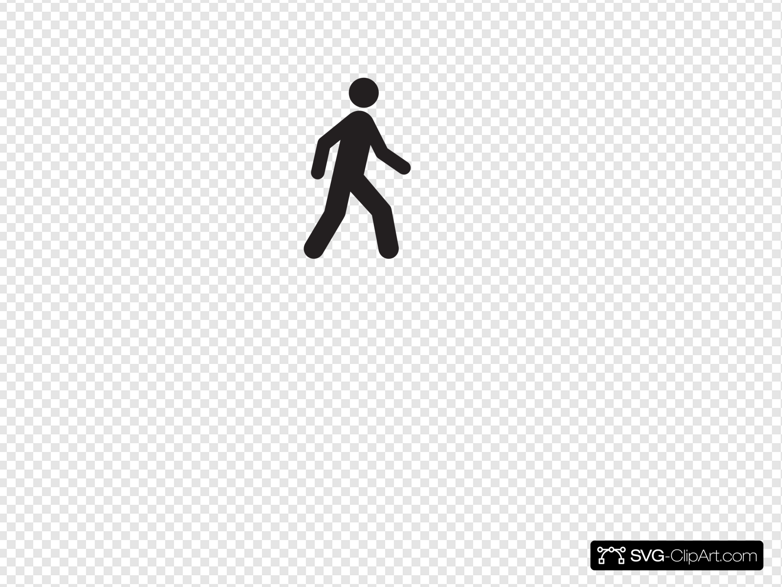 Clipart walking icon. Clip art and svg
