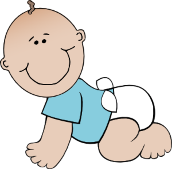 Pe clipart animated. Papapishu baby boy crawling