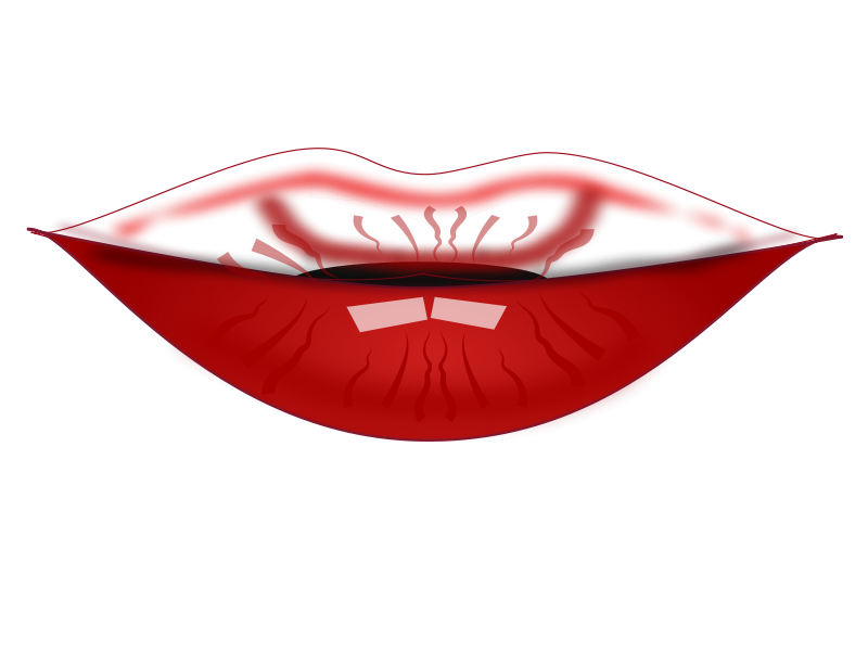 clipart walking mouth