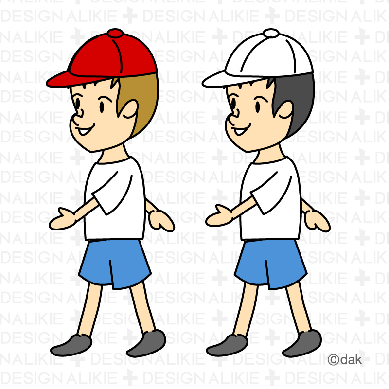Children s parade panda. Clipart walking sports day