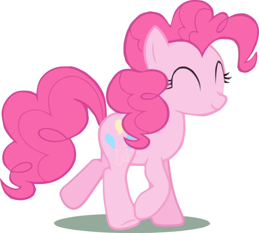 Pinkie pie by hnrvb. Clipart walking vector