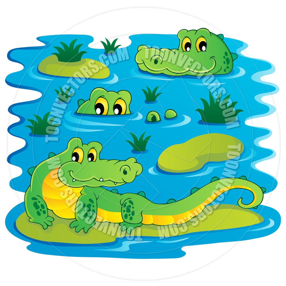 Clipart water alligator. Alligators free download best
