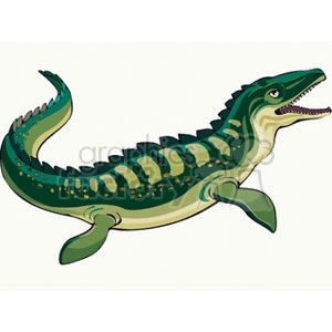 Clipart water alligator. Ichthyosaurus royalty free 