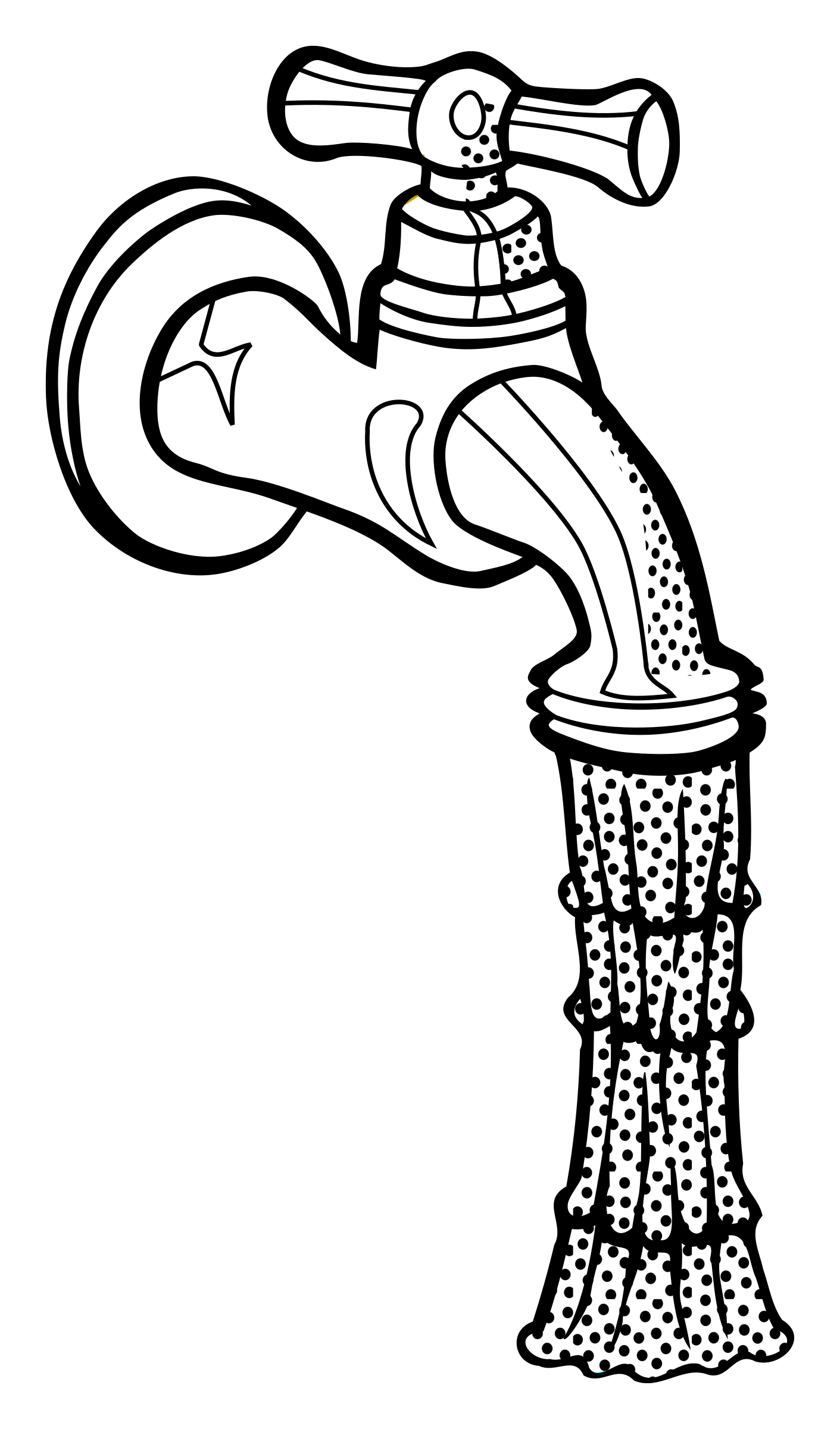 Faucet clipart water pipe. Coloured big image png