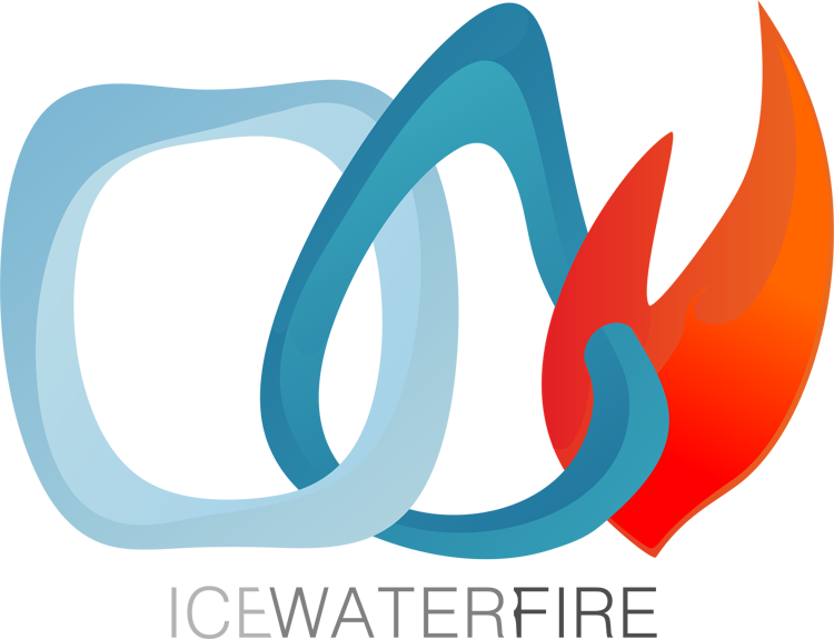 Challenge ice fire. Water clipart cold water