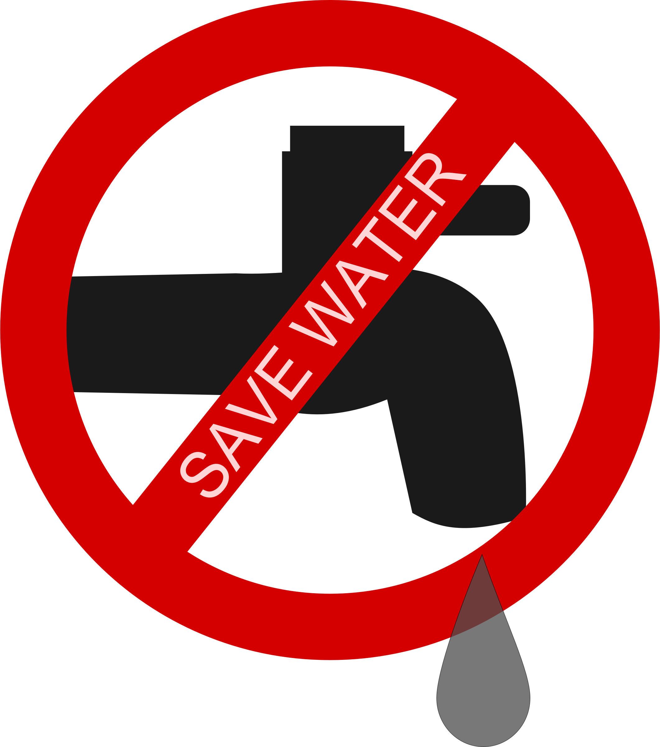  collection of save. Faucet clipart wasting water