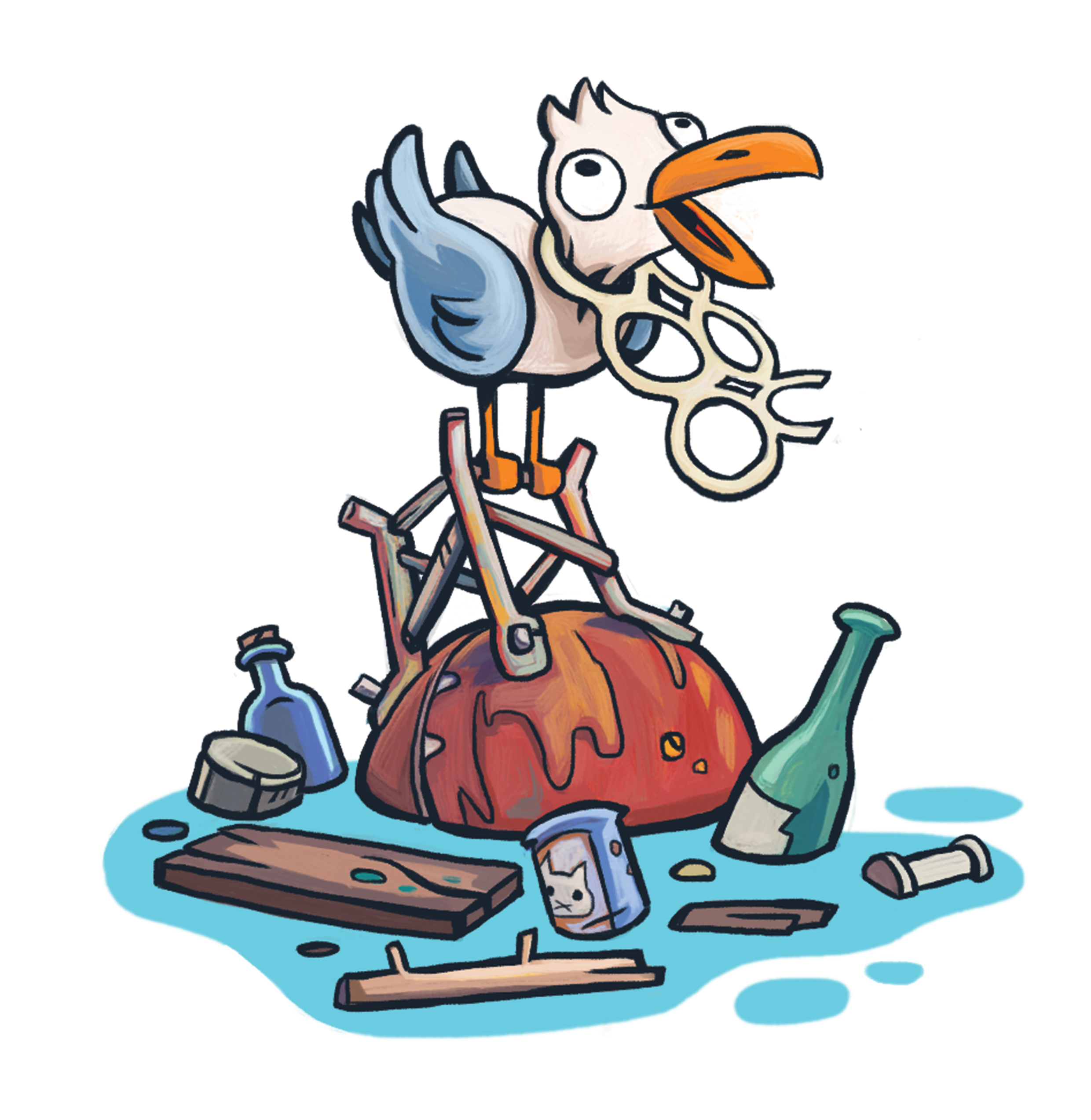flood clipart garbage clipart