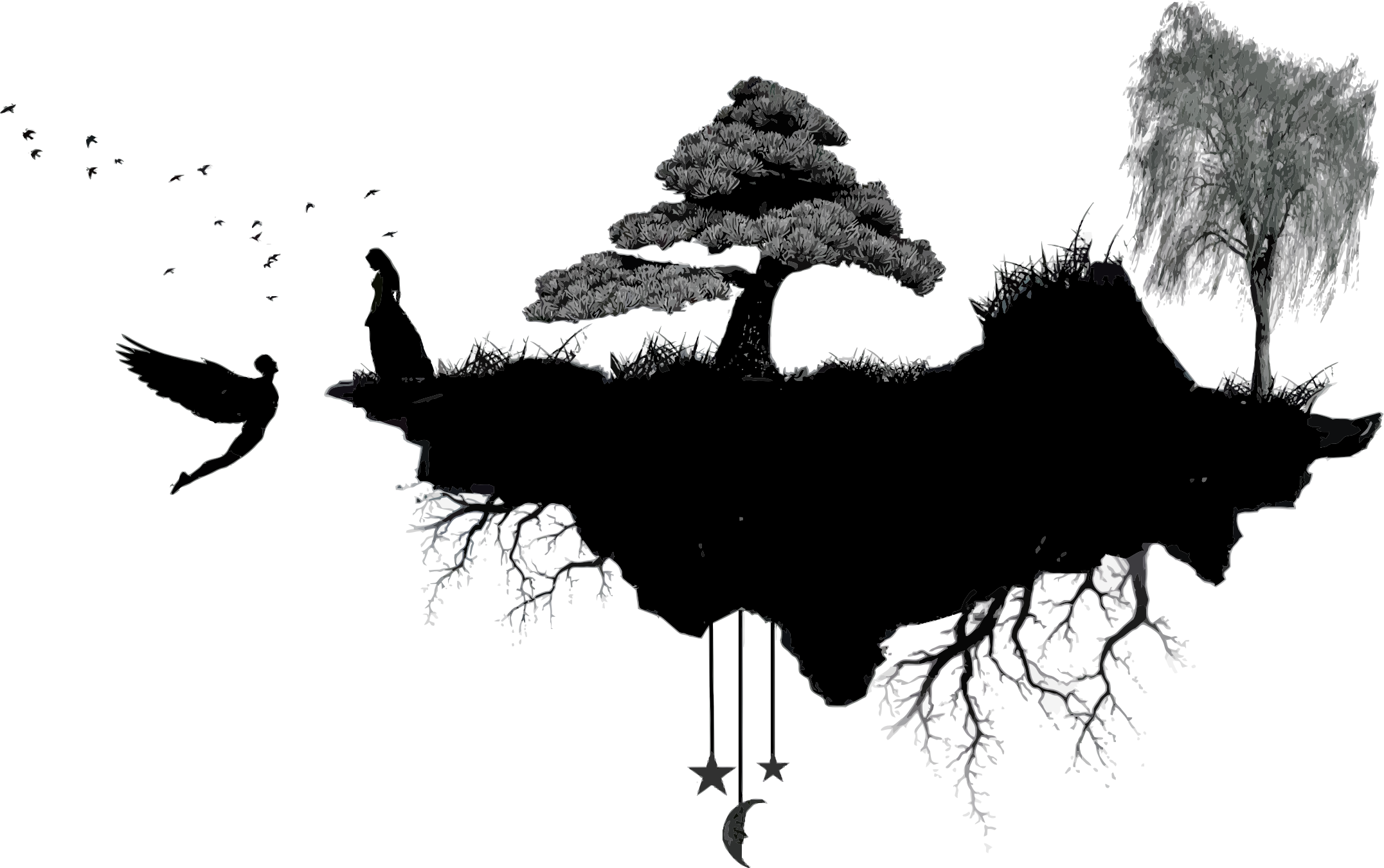 island clipart silhouette png