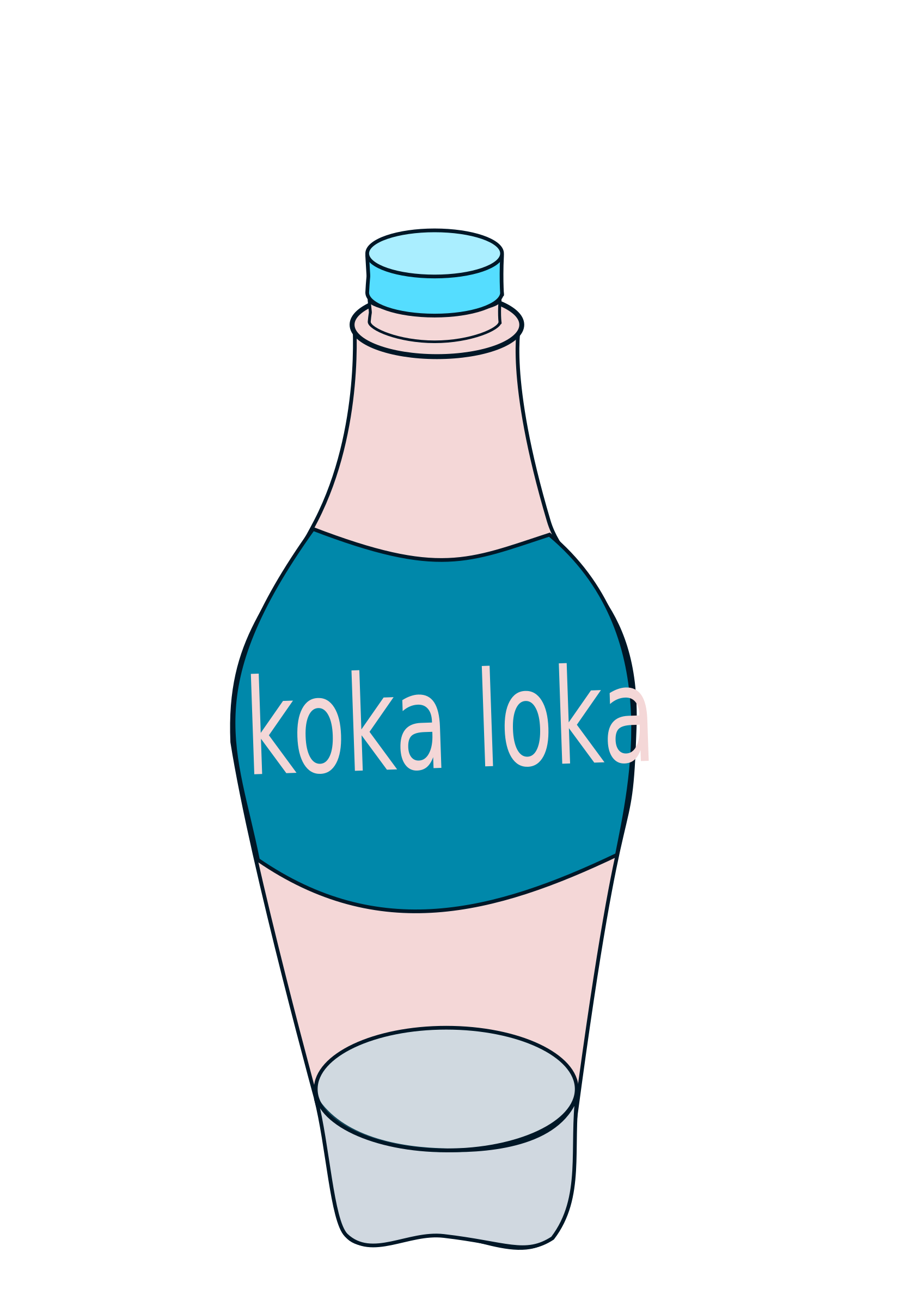 Blue coke big image. Clipart water soda