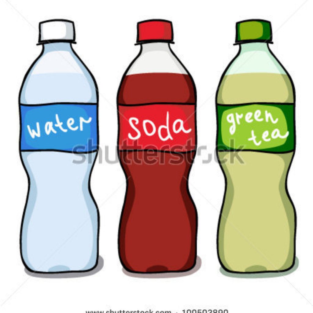 Clipart water soda. Bottle drawing free download
