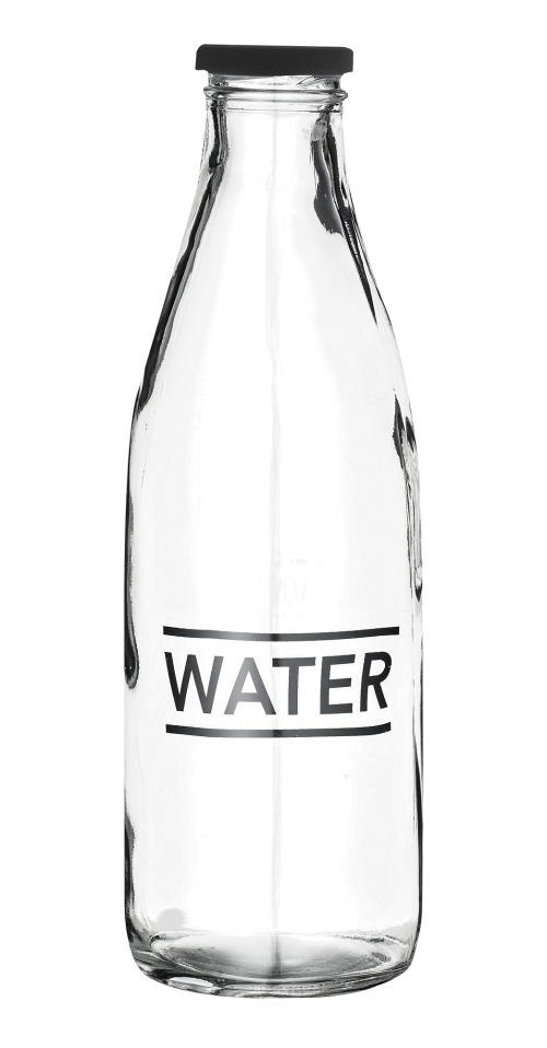 Glass bottle png. Best water clipart free