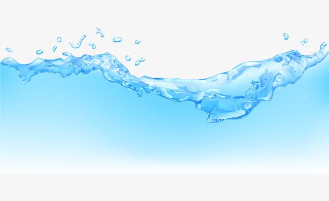 Waves clipart freshwater. Blue fresh water flow