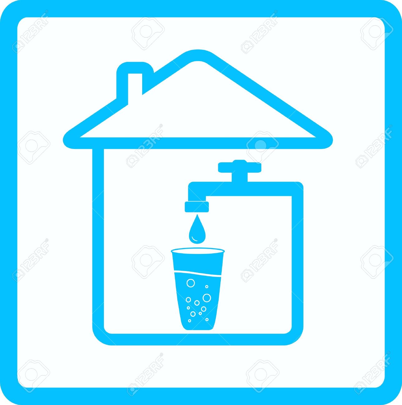 clipart water water supply