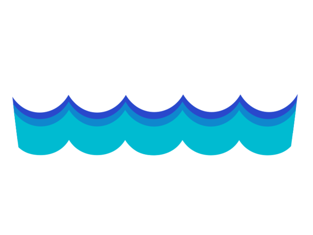 clipart water wave