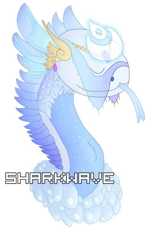 Wing clipart aesthetic. The dragon by shark