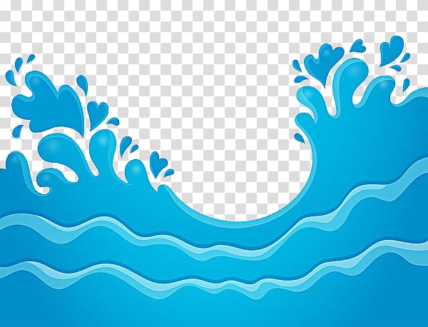 Water sea transparent background. Waves clipart wave drawing