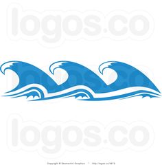 clipart wave drawn