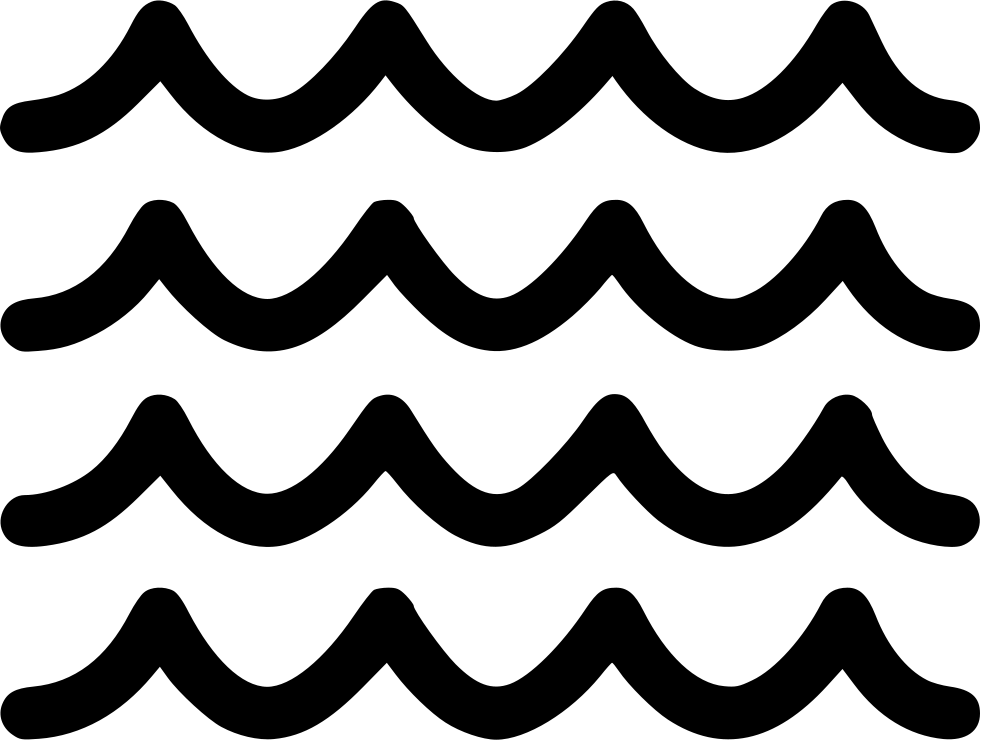 Waves clipart single wave. Svg png icon free