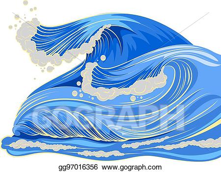 clipart wave high wave