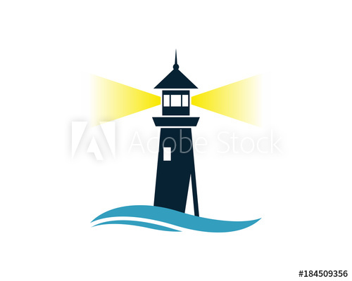 On the beach with. Lighthouse clipart wave
