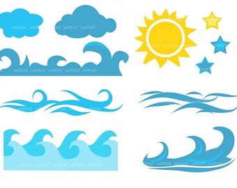 clipart wave printable