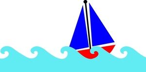 Free ocean clip art. Waves clipart sailboat