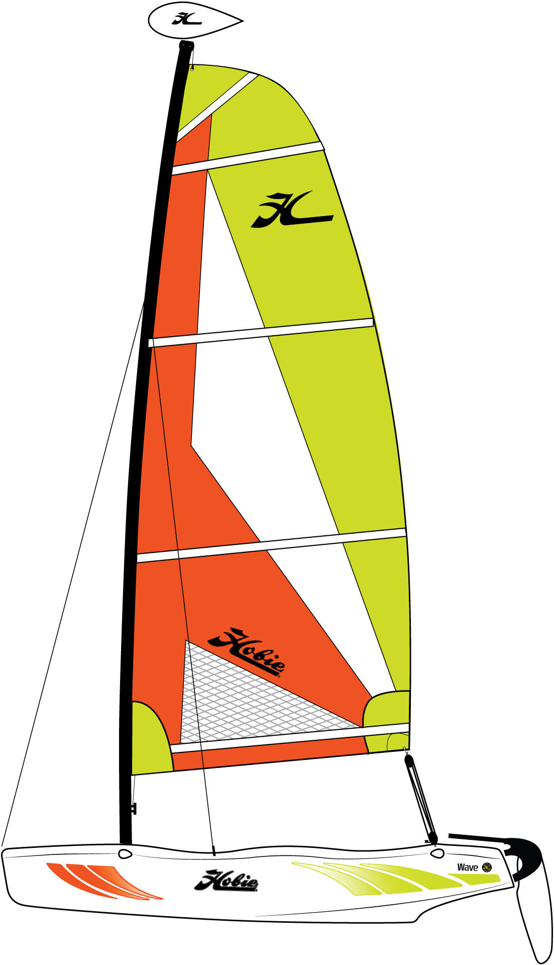 clipart waves sailboat
