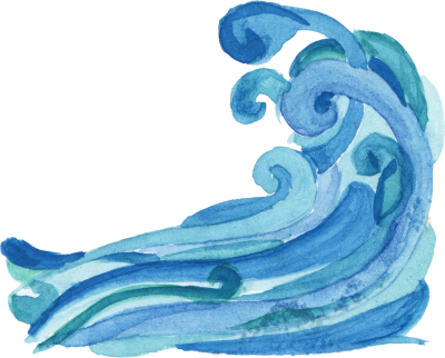 waves clipart transparent background