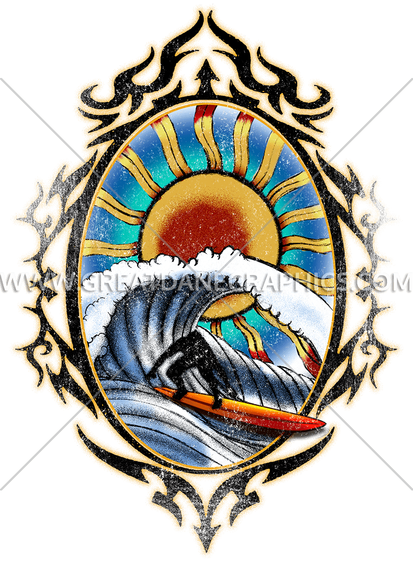 clipart wave tribal