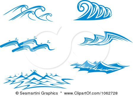 clipart wave wave design