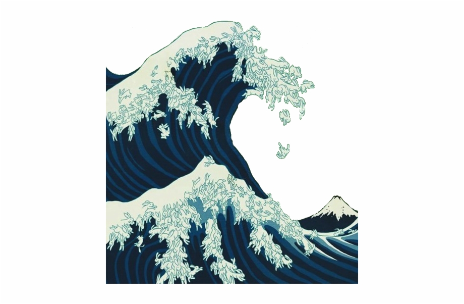 Clipart wave wave japanese. Transparent great off kanagawa