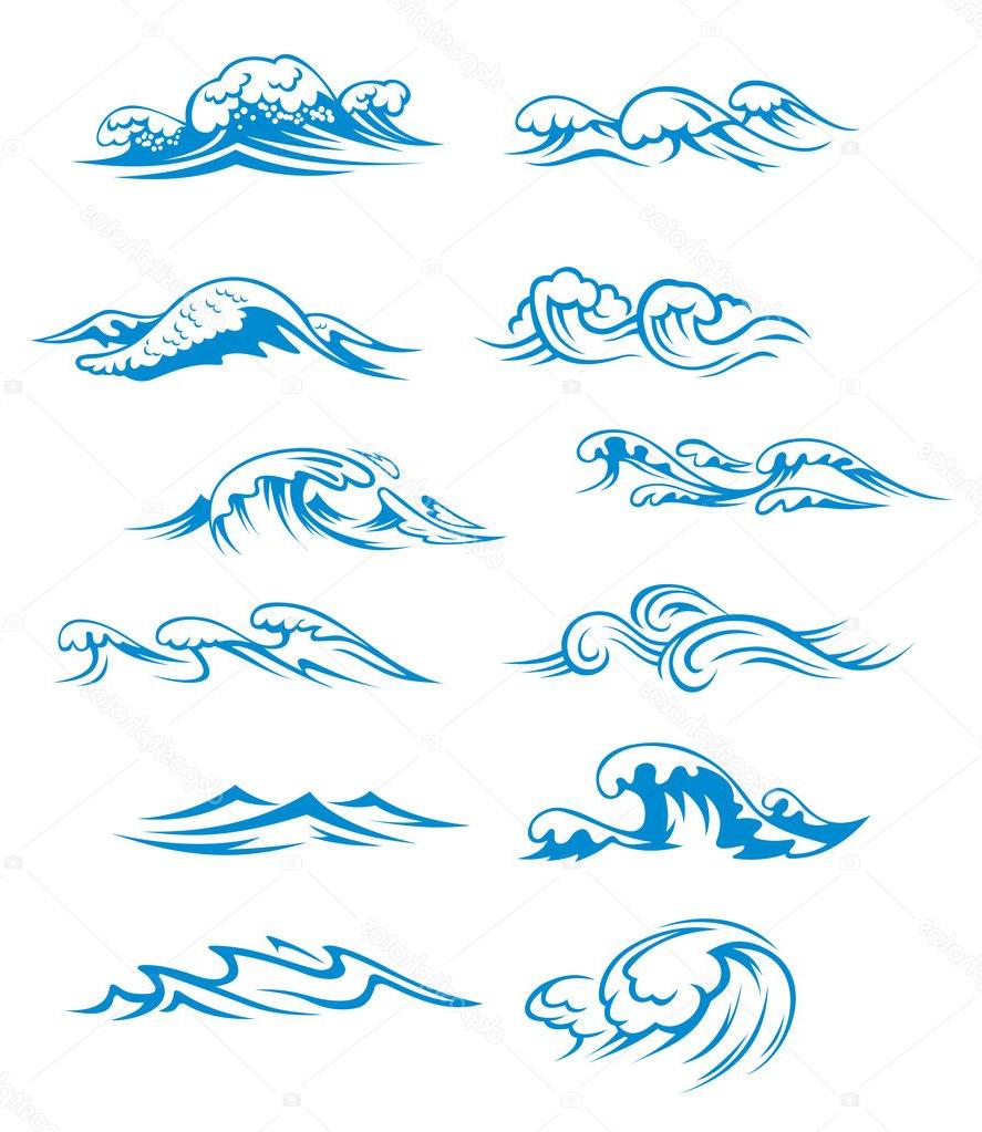 clipart wave wave vector