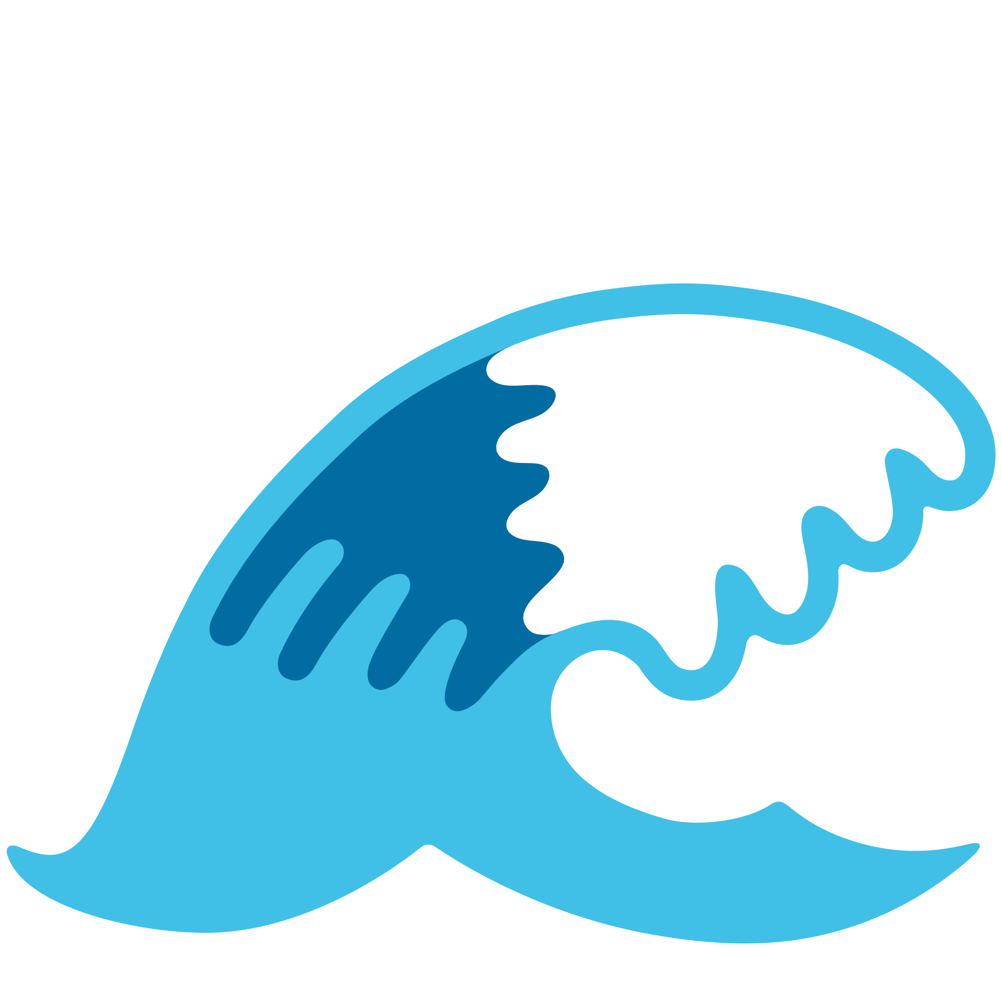 File emoji u f. Clipart wave wawes