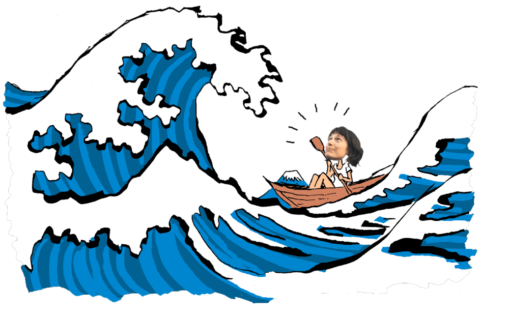 clipart waves aesthetic