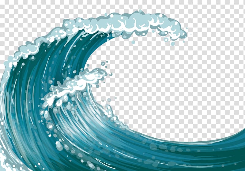 clipart waves barrel