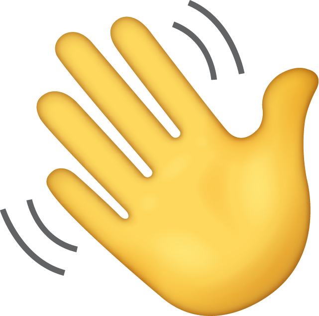 hello clipart wave hand