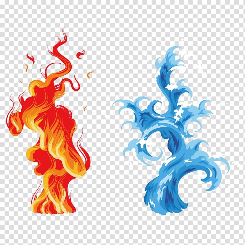 flame clipart wave