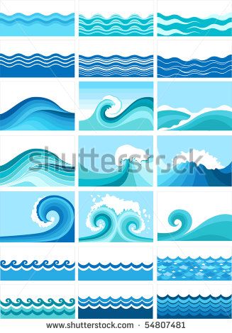 clipart waves river wave