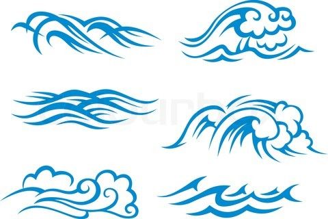 clipart waves small wave