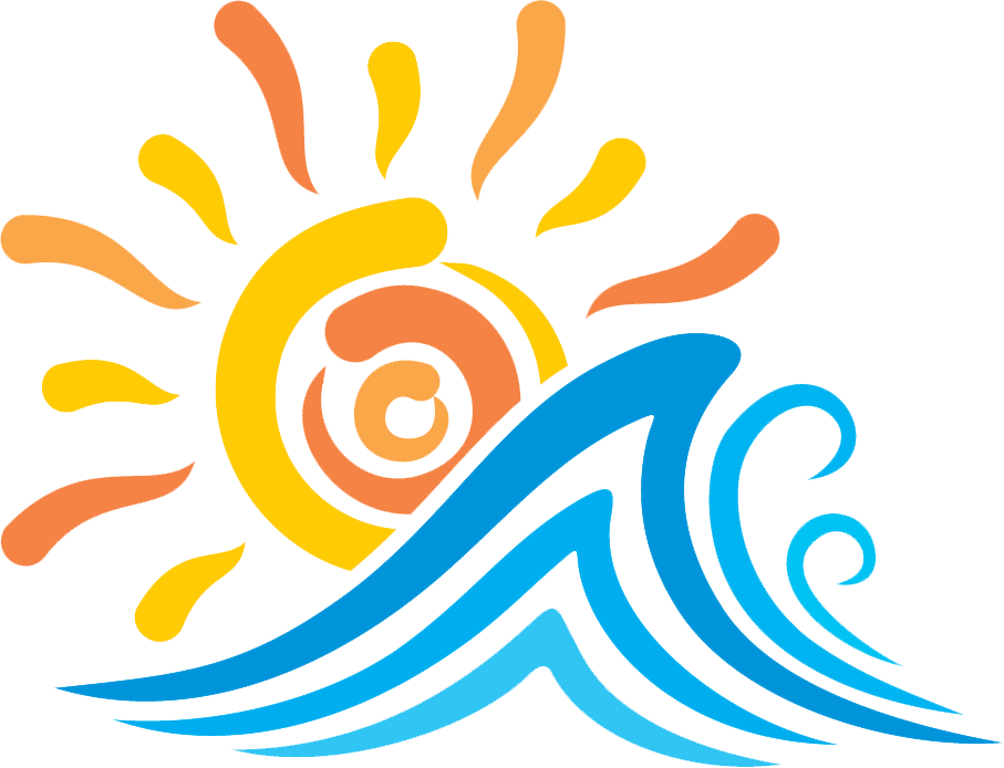 Did you know image. Waves clipart sun