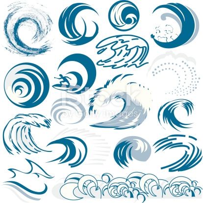 clipart waves symbol