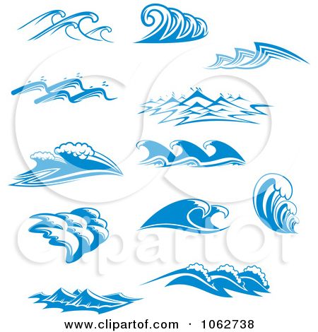 clipart waves wave design