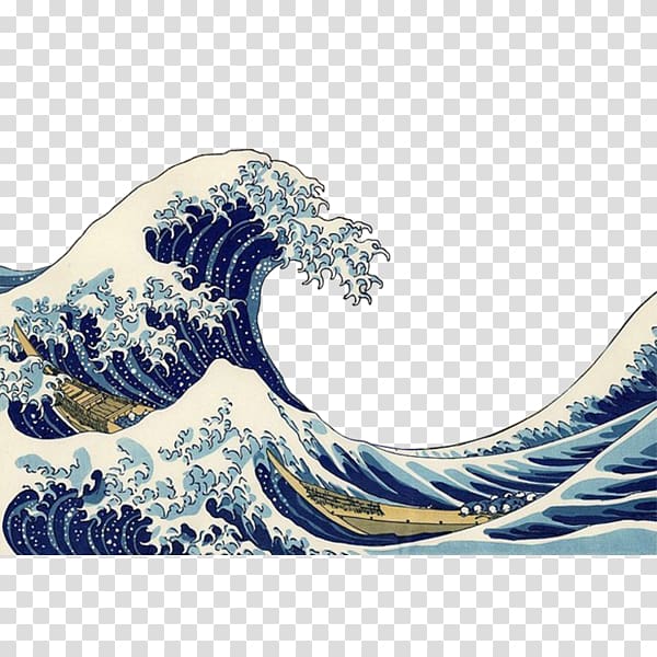 clipart waves wave hokusai