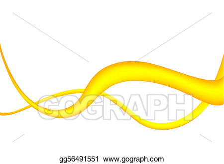 Waves clipart yellow. Stock illustration gg gograph