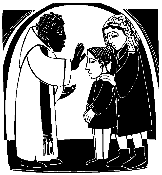 communion clipart priest
