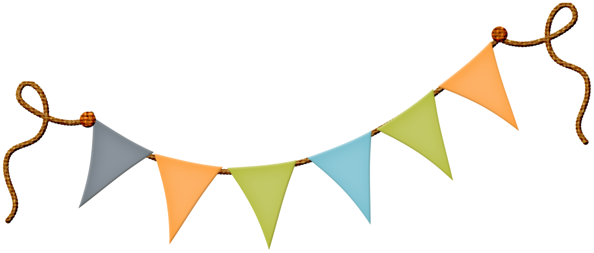 streamers clipart bunting