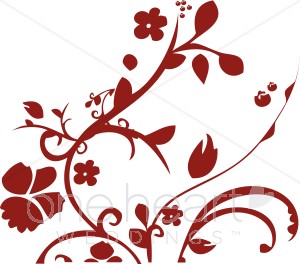 clipart wedding red