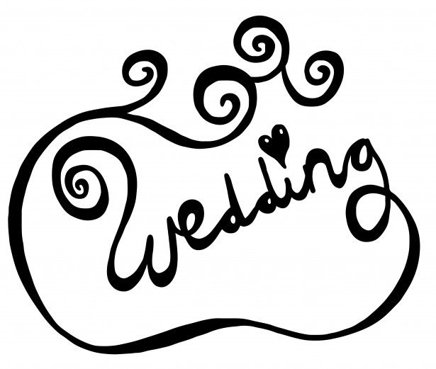 clipart wedding text